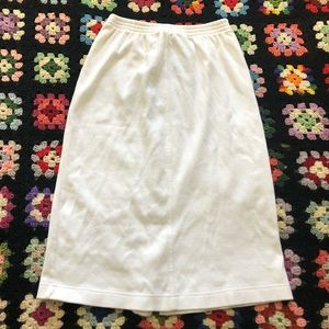 🤍 white cotton midi skirt 🤍